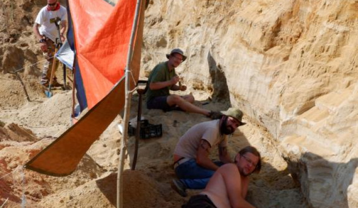 8. fotografia fotogalérie Paleontologický výskum 2021