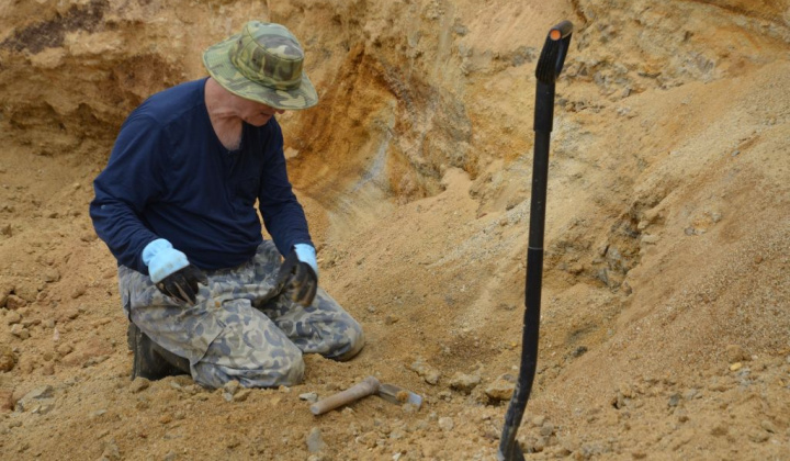 6. fotografia fotogalérie Paleontologický výskum 2019