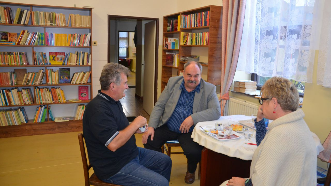 Fotografia fotogalérie Stretnutie so spisovateľom - Tibor Szomolai