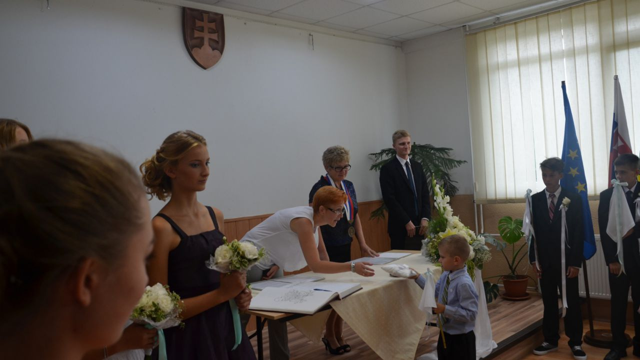 Fotografia fotogalérie Svadobný obrad v KC