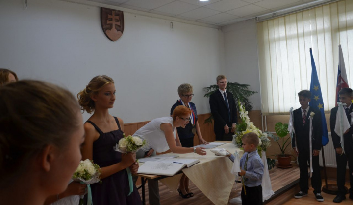 1. fotografia fotogalérie Svadobný obrad v KC