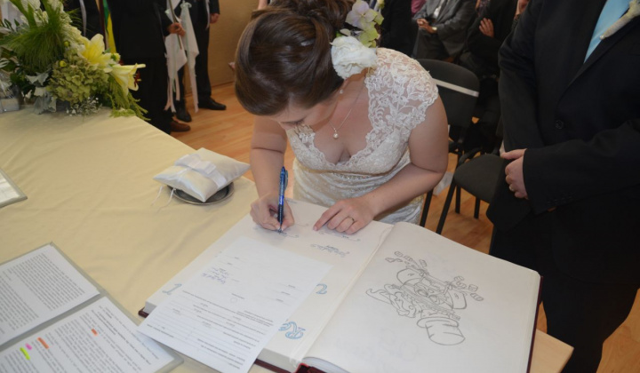 8. fotografia fotogalérie Svadobný obrad v KC