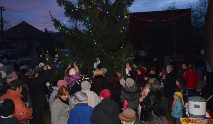3. fotografia fotogalérie Zdobenie spoločného vianočného stromčeka