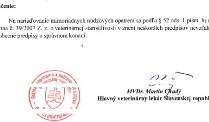 3. fotografia fotogalérie Aktuality / POZOR! Mimoriadne núdzové opatrenia: slintačka a krívačka - foto