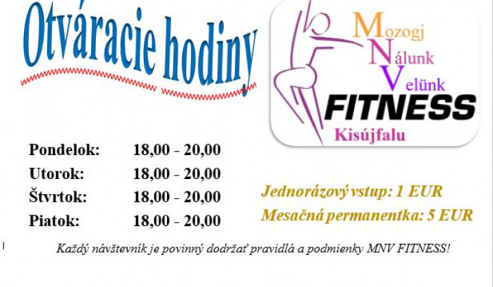1. fotografia fotogalérie MNV Fitness